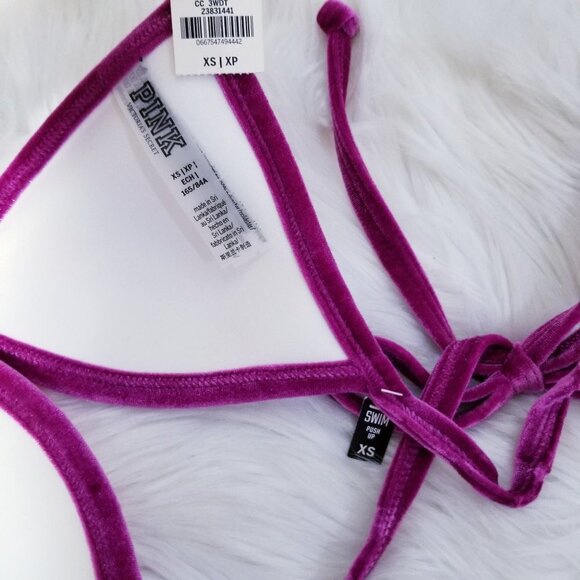New Victoria's Secret PINK Padded Bikini Top XS - Picture 5 of 6
